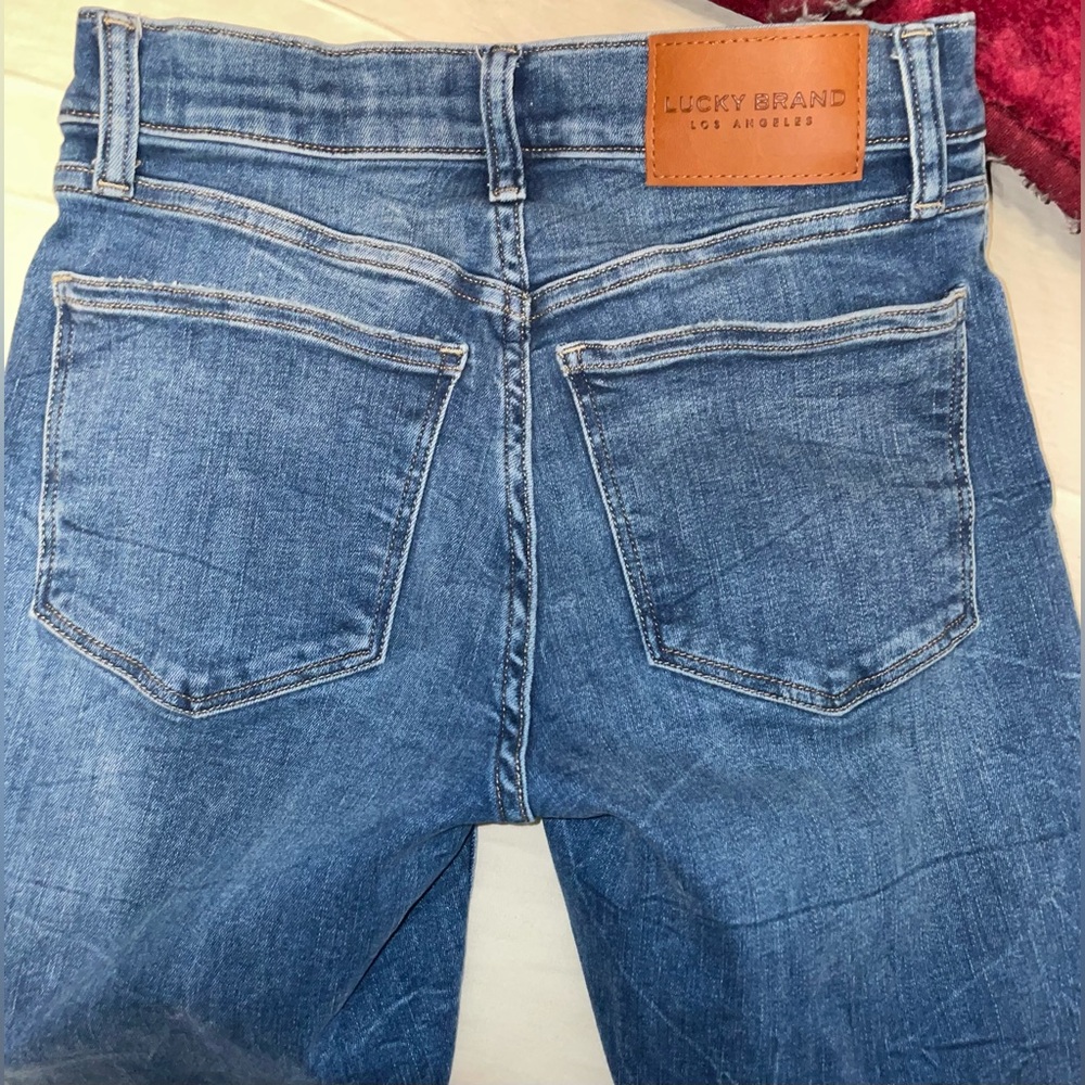 New Without Tags Lucky Brand Mid Rise Skinny Ava Blue Jeans *make offers* - Picture 5 of 8